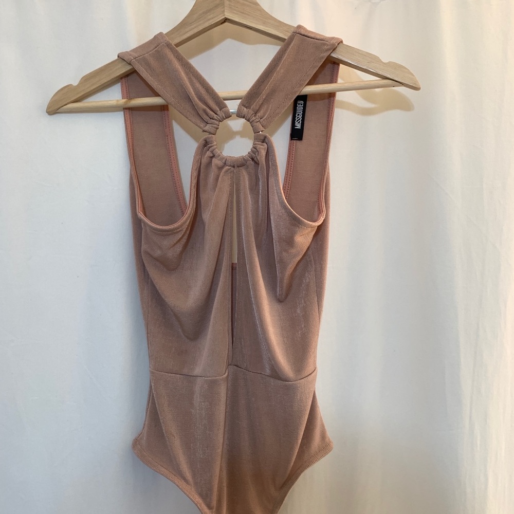 Missguided Blush Open Ring Bodysuit - Picture 1 of 2